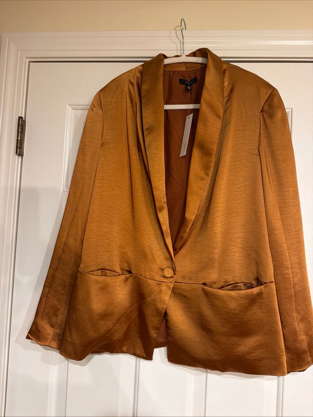 NWT Drew Shawl Collar Blazer in Copper